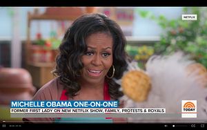 Former First Lady Michelle Obama helps teach about healthy eating in clip from Waffles + Mochi as featured on TODAY.