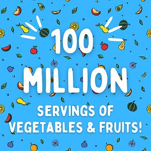 PHA's commitment to add 100 million servings of produce to the marketplace by 2025