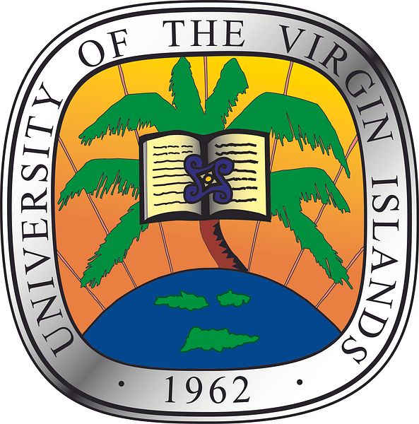 Logo for the University of the Virgin Islands, a participant in Partnership for a Healthier America's Healthier Campus Initiative.