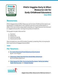 A list of resources for ECE's