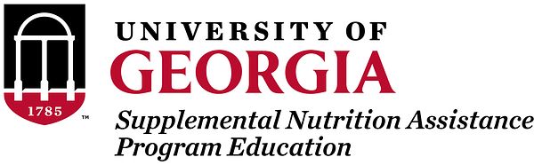 Logo for University of Georgia SNAP-Ed, a supporter of Partnership for a Healthier America's FNV initiative. 