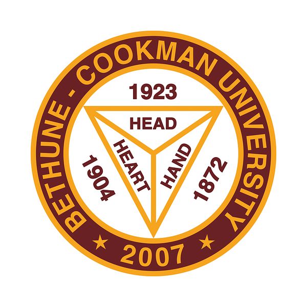 Logo for Bethune-Cookman University, a participant in Partnership for a Healthier America's Healthier Campus Initiative. 