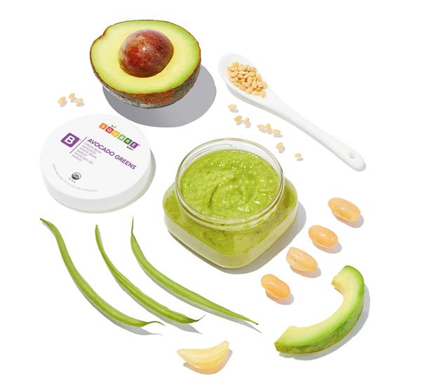 Square Baby meal and avocado