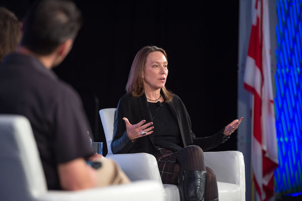 Nancy E. Roman, speaking on the link between food and health in low-income communities at Partnership for a Healthier America's 2017 Building a Healthier Future Summit.