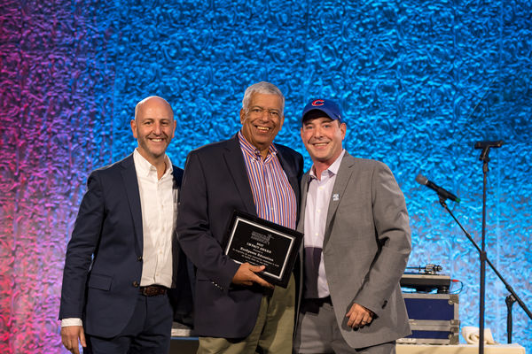 EcoSpaces Education, accepts Partnership for a Healthier America's 2017 Impact Award, for its work to give kids tools to understand how food shapes our world.