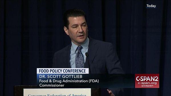 Image of Dr. Scott Gottlieb. 