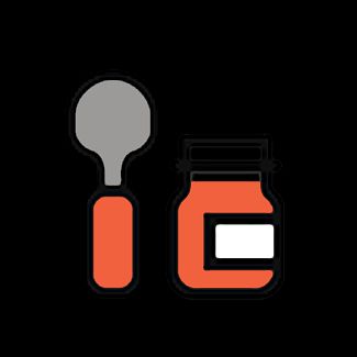 Icon of baby food
