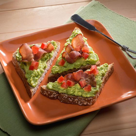 Image of a avocado toast from a recipe by Avocados from Mexico. 