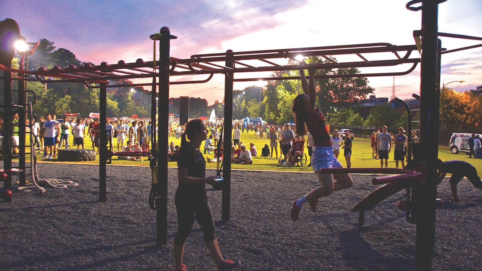 Fitness space available to students, faculty and staff on North Carolina State University's campus, a partner of Partnership for a Healthier America's Healthier Campus Initiative. 