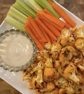 Recipe for buffalo cauliflower bites