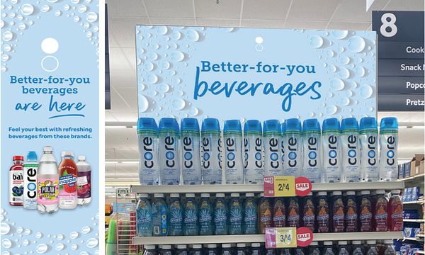 Better-for-you beverages in store