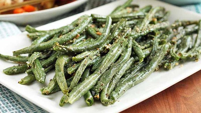 green beans with seasoning