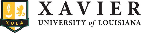 Logo for the Xavier University of Louisiana, a participant in Partnership for a Healthier America's Healthier Campus Initiative. 